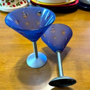 Disney with Mickey Mouse head Martini Glasses